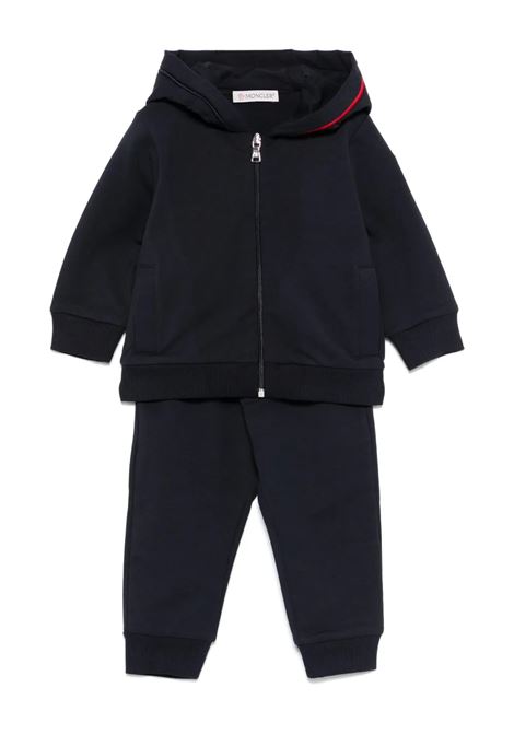 Completo Sportivo Blu Con Dettaglio Tricolore
